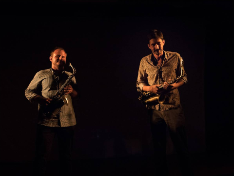 Fausto Sierakowski and James Wylie with People of the wind